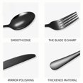 thumbnail image 2 of Vajilla americana de acero inoxidable, juego de 48 piezas, cuchillo para carne occidental para 8 personas, tenedor y cuchara, caja de regalo, 2 of 3
