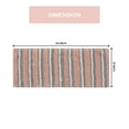 thumbnail image 4 of Home Weavers Glamour Collection 100% Polyester Microfiber Non-Slip Bath Rug,Extra Soft Microfiber Bedroom Rug with Anti-Slip Backing,Water/Dust Absorbent Fast Dry Shower Mat - 20"x54", Pink, 4 of 5