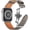 A - Gray, variant on ANTHOUSE Compatible with Apple Watch Band 49mm 45 44 42mm 41 40 38mm Series Ultra 8 7 SE 6 5 4 3 2 1,Premium Soft Leather with 316L Stainless Steel Butterfly Buckle Replacement Straps for iwatch