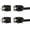 Deadbolt and Passage, variant on 4 Pack Dummy Door Handles, Matte Black Non-Turning Decorative Door Handles for Closets French Double Doors, Single Sided Square Door Levers, Reversible Indoor Handle for Pantry Bifold Doors