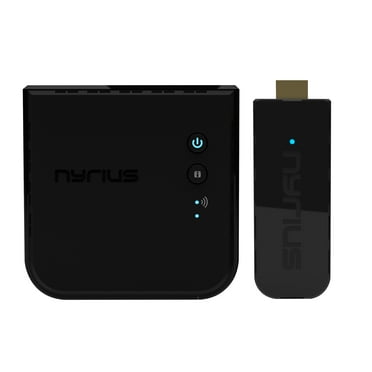 Nyrius ARIES Pro  Wireless HDMI Video Transmitter & Receiver to Stream 1080p Video up to 165ft from Laptop, PC, Cable Box, Game Console, DSLR Camera to a TV, Projector or Boardroom Screen (NPCS650)
