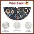 thumbnail image 3 of Rateoe Nautical Pattern Christmas Tree Skirt with Ties , Christmas Tree Decorations, Farmhouse Christmas Decor Xmas Holiday Decorations-36", 3 of 6