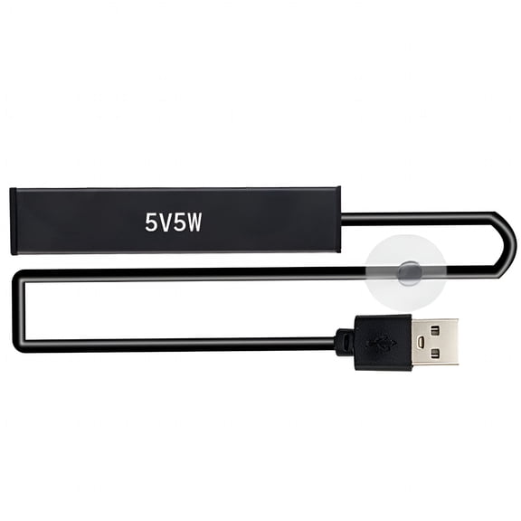 HIBIBUD 2026 New Usb Mini Aquarium Heating Rod for Small Fish Tank Temperature Aquarium Heater Submersible Thermostat Heater 10W/5W