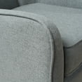 thumbnail image 4 of Fontinella Mid Century Fabric Arm Chair, Set of 2, Charcoal, 4 of 11