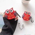 thumbnail image 3 of Case for AirPods Pro/3, Cute Funny Creative Big Eyes Red Night Owl Earphone Case, Soft Silicone Earphone Charging Case Cover Protective Skin for AirPo, 3 of 4