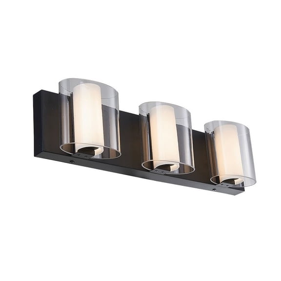 20048WV-CH-Zoe Abra Lighting Zoe - 20 Inch 22.5W 3 LED Bath Vanity-Chrome Finish