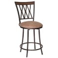 thumbnail image 1 of Sedona Swivel Metal Counter Stool with Camel Brown Microsuede Seat, 1 of 9