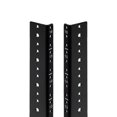 thumbnail image 3 of NavePoint 16U Vertical Rack Rail Pair DIY Kit with Hardware, Black, 3 of 3