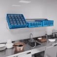 thumbnail image 4 of 62 in. Stainless Steel Tubular Glass Rack Shelf, 4 of 5