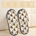 thumbnail image 2 of Fotbe Art cute koala Pattern Women's Fuzzy Slippers Plush Slippers Fluffy Winter House Shoes Indoor and Outdoor-Large, 2 of 8