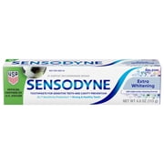 Sensodyne Extra Whitening Sensitive Toothpaste, Mint, 4 Oz, for Adults