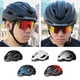 thumbnail image 4 of Yuarrent Sombrero de seguridad Casco de bicicleta Equipo de protección Ajuste de alta resolución Equipo de ciclismo Protector de cabeza Gafas Ciclismo Azul marino, 4 of 6