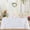 White, variant on vlrwzc Golden Rosette Satin Tablecloth 1.2*1.8m Rectangle Party Table Cover