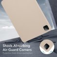 thumbnail image 3 of Allytechgroup iPad Air 13 Inch M2 Case 2024, Ultra Slim Thin Lightweight Soft Silicone Back Shell Bumper Shockproof Protective Case Cover for Apple iPad Air 13 Inch M4 2024, Beige, 3 of 9