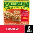 thumbnail image 3 of (12 pack) Nature Valley Sweet and Salty Nut Granola Bars, Cashew, 6 Bars, 7.2 oz, 3 of 13