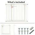 thumbnail image 6 of Everyday Essentials Easy Walk-Thru Safety Gate for Doorways and Stairways with Auto-Close/Hold-Open Features, Multiple Sizes, 6 of 6