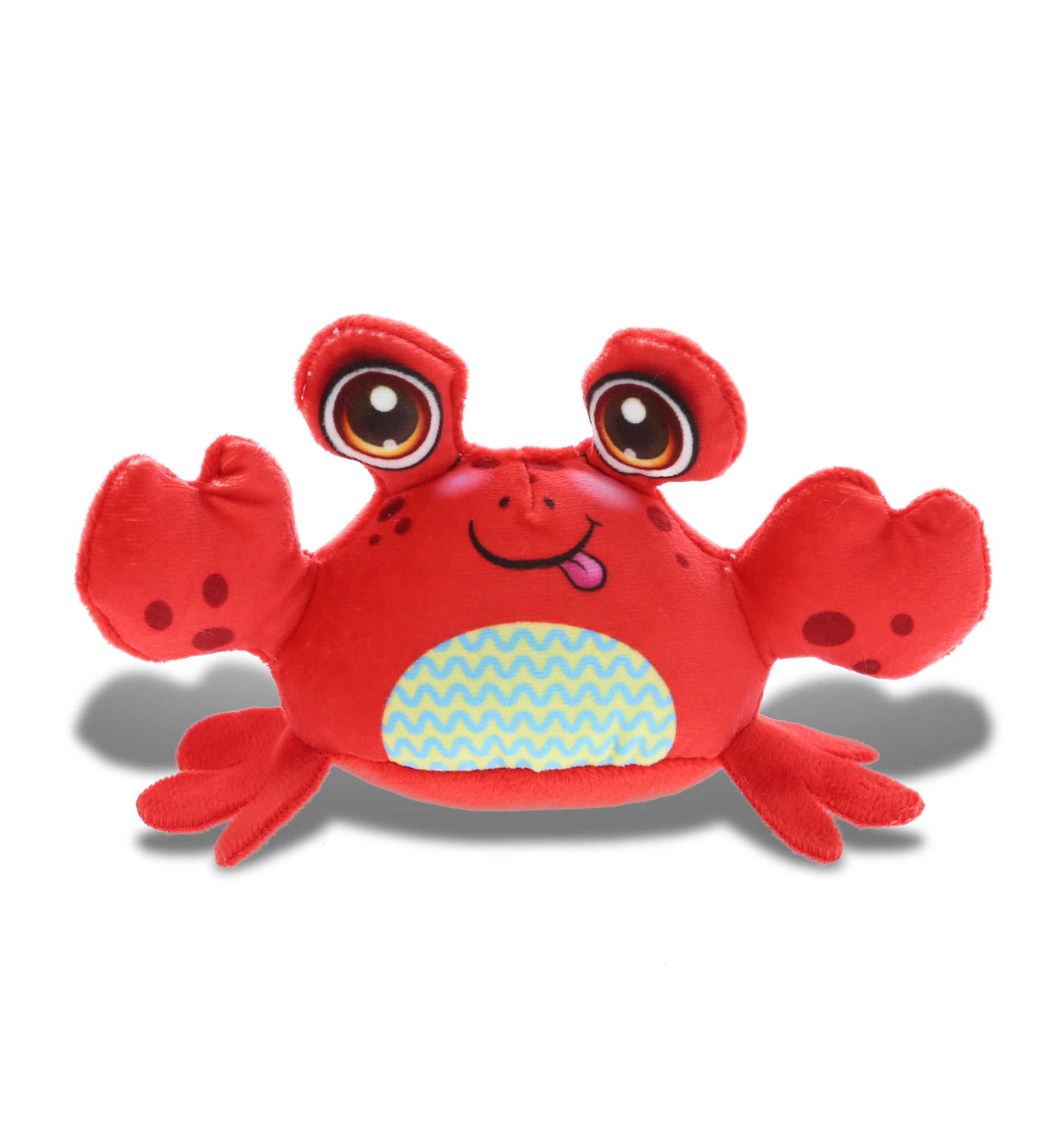 DolliBu Crab Stuffed Animal Plush Toy, Kids & Adults Huggable Crab Stuffed Toy Cuddle Gifts