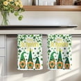 thumbnail image 7 of St. Patrick's Day Kitchen Towels Set of 1, Green Leaf Gnomes Shamrock Clovers Absorbent Dish Towels for Kitchen, Microfiber Hand Towel, Quick Drying Tea Towel for Cleaning Decorative Dishcloths, 7 of 7