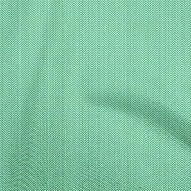 oneOone Velvet Green Fabric Chevron Fabric For Sewing Printed Craft Fabric By The Yard 58 Inch Wide