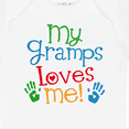 thumbnail image 4 of Inktastic My Gramps Loves Me Boys or Girls Baby Bodysuit, 4 of 5