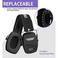 thumbnail image 2 of PROHEAR Shooting Ear Protection 26dB Noise Reduction Safety Earmuffs, Black, 2 of 6