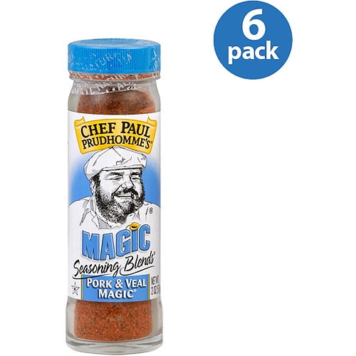 Chef Paul Prudhomme's Pork & Veal Magic Seasoning Blends, 2 oz, (Pack