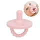 thumbnail image 5 of Chupete portátil de silicona de grado alimenticio para bebé, accesorio para el cuidado del chupete de pezón redondo infantil, color rosa, 5 of 9