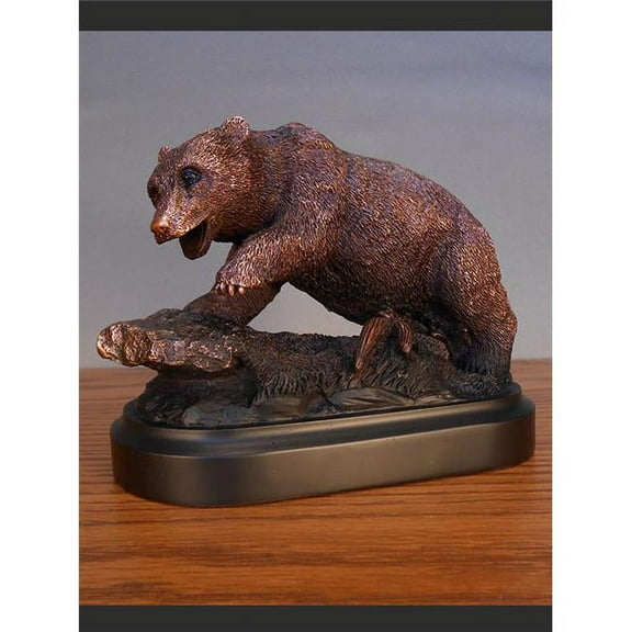 Marian Imports F13020 5 x 4 in.Treasure of Nature Howling Bronze Bear Statue