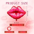 thumbnail image 2 of Balloons YOTHORN Big Red Lip, papel de aluminio para fiestas, 30 cm, 6 unidades, 2 of 7