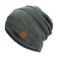 thumbnail image 2 of Baqcunre Beanies Hats Men, Men Womens Autumn And Winter Fashion Warm Pullover Hat Stacking Cap Ear Cap Frost Proof Cap, Beanie for Women, Baby Beanie, 2 of 7