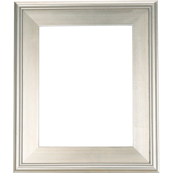 Creative Mark Plein Air Style Frame, Hand Leafed Silver, 14x18-2.75" Wide Moulding with 1/2" Rabbet Depth, Open Back W/O Glazing, Museum Quality, For Art Panels, Stretched Canvas, Pictures & More