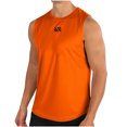 thumbnail image 3 of Men's Tank Top Summer Fashionable Men's Round neck Solid Color Mesh Drying Sleeveless Top Workout Gym Shirts Regular Fit Undershirt, 3 of 7