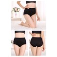 thumbnail image 6 of 6-Pcs Women's Cotton Panties, Nivmu High Waist Tummy Control Underwear, Stretch Full Coverage Briefs Size 9, 6 of 6