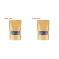 thumbnail image 1 of Transemion 10pcs Snack Bags Kraft Paper Window Paper Window Candy Bags Sealing Portable Cookie Bread Pouches 18*30 2Set, 1 of 6