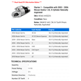 thumbnail image 2 of Starter 1 - Compatible with 2003 - 2006 Nissan Sentra 1.8L 4-Cylinder Naturally Aspirated - Autopart Premium, 2 of 2