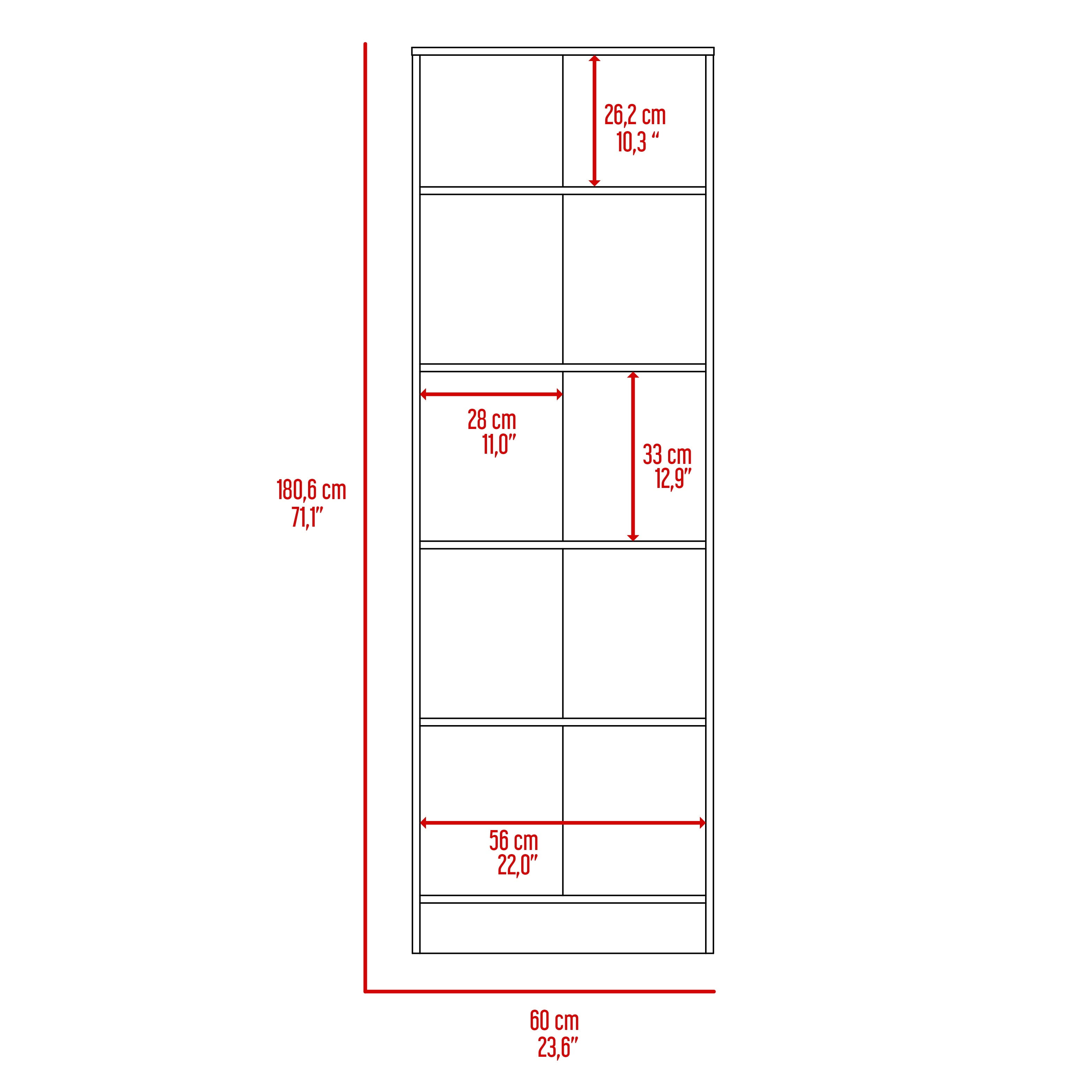 Boahaus Cayenne Kitchen Cabinet (Espresso)