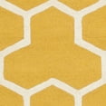 thumbnail image 4 of SAFAVIEH Cambridge Joshua Geometric Tessellation Wool Area Rug, Gold/Ivory, 9' x 12', 4 of 5