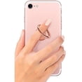 thumbnail image 4 of iDecoz Phone Ring Stand Universal Phone Ring Holder Kickstand (Rose Gold), 4 of 11