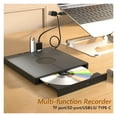 thumbnail image 2 of 7-In-1 USB 3.0 Type C External CD DVD RW Optical Drive DVD Player Burner Reader Multi-Function Drive ,Latest USB 3.0 Tech, 2 of 6