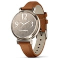 thumbnail image 1 of Garmin Lily 2 Classic Smartwatch and Fitness Tracker - Tan, 1 of 8