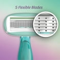 thumbnail image 3 of BIC Soleil Sensitive Advanced 5-Blade Women's Disposable Razor (Pack of 8), 3 of 7