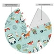 thumbnail image 4 of Kll 30" Christmas Tree Skirt Christmas Winter Animals Xmas Tree Skirts Mat For New Year Xmas Holiday Party Indoor Outdoor Home Decoration, 4 of 9