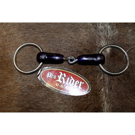 Happy Mouth Jointed Pastel Loose Ring Horse Bit (Best Horse Bit For Control)