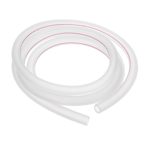 Fuel Line Hose Tube, Petrol Fuel Gas Line Pipe Hose Tubing, 1/4" ID 3.3 ft for Small Engine Power Tools (Transparent)