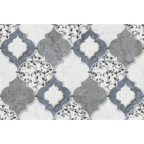 MuralsPrint Arabesque Moroccan Tiles Wallpaper Removable - 10'ft H x 24''inch W