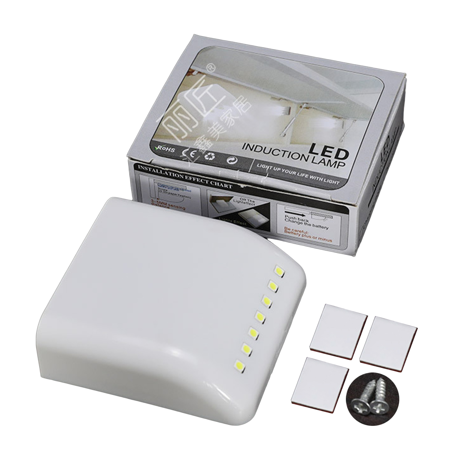 Universal Hinge LED Light for Home Office Hotel Closet Night