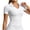 Black, variant on PEIBang Womens V Neck Collared Short Sleeve Polo Shirt Slim Fit Yoga Sport Top