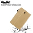 thumbnail image 5 of Galaxy Tab S4 10.5 2018 Case, Allytech Emboss Butterfly Dianmond PU Leather Cover Folio Case Stand with Cash Card Slots for Samsung Galaxy Tab S4 10.5 SM-T830/T835/T837 2018 Model, Gold, 5 of 7