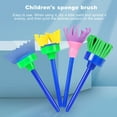 thumbnail image 2 of Koszal 4Pcs/Set Graffiti Sponge Premium Colorful Elastic Kids Drawing Doodling Sponges for Gift, 2 of 7