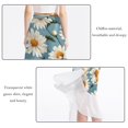 thumbnail image 2 of Daisy Chic Chiffon Beach Dress & Skirt Set for Women - for Summer Days at the Beach, 2 of 6